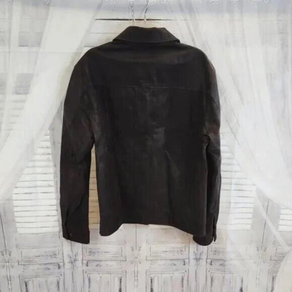 Jos A. Bank Leather Jacket - Picture 2 of 2